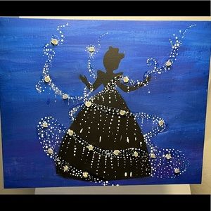 Custom canvas princess Lights up